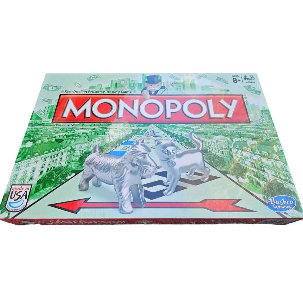 Hasbro Gaming Monopoly Board Game Cat Token Edition 2014 BRAND NEW SEALED